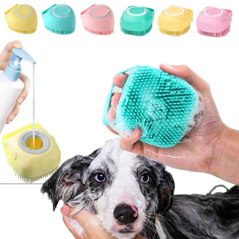 Pet shower brush glove - grooming brush