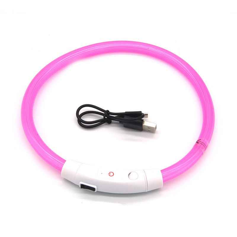 Dog luminous collar With USB charging neck ring