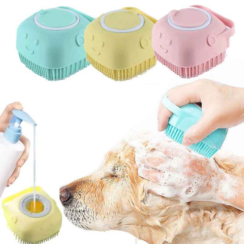 Pet shower brush glove - grooming brush