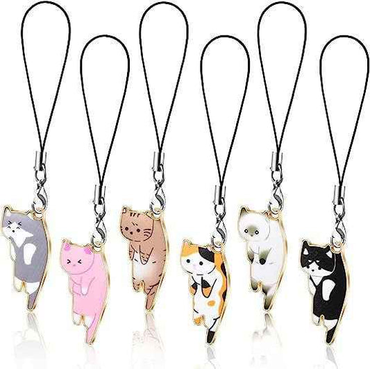 Youte Cat Kawaii Phone Charm For Backpack, Wallet, & Keychain