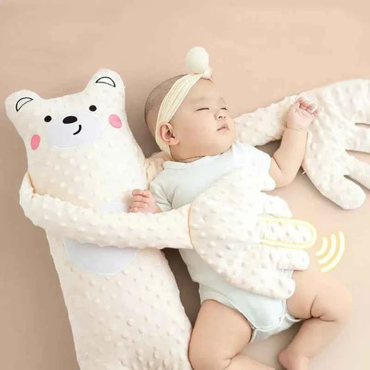 Electric Baby Patting & Soothing Pillow with Plush Toy